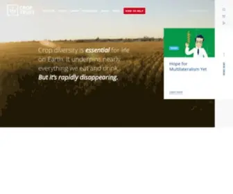 Croptrust.org(The Crop Trust) Screenshot