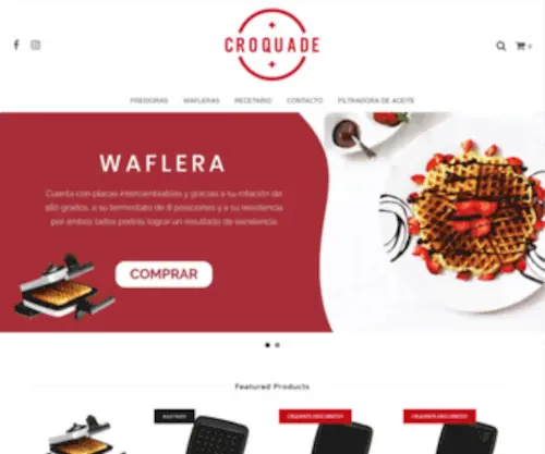 Croquade.cl(Create an Ecommerce Website and Sell Online) Screenshot