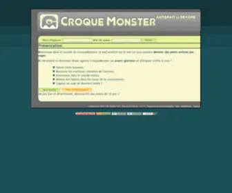 Croquemonster.com(Croquemonster) Screenshot