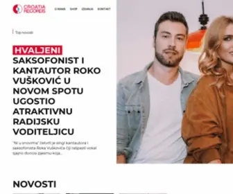 Crorec.hr(Croatia Records) Screenshot