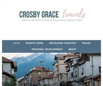 Crosbygracetravels.com(This blog) Screenshot