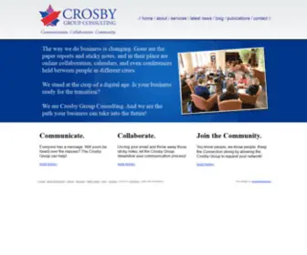 Crosbygroup.ca(Crosby Group Consulting) Screenshot