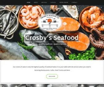 Crosbysseafood.com(Crosbys Seafood) Screenshot