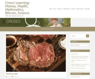 Crosci.com(Tidbits about everything. Learning) Screenshot