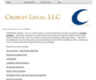 Crosleylegal.com(Crosley Legal) Screenshot