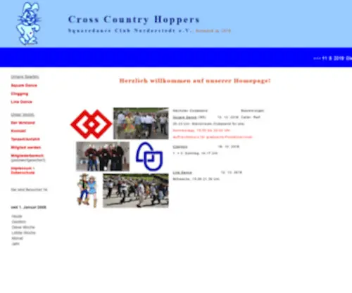 Cross-Country-Hoppers.de(Cross Country Hoppers Square Dance Club Norderstedt e.V) Screenshot