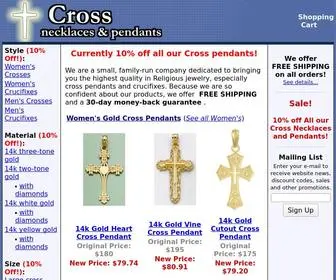 Cross-Necklaces-AND-Pendants.com(Cross Necklaces AND Pendants) Screenshot