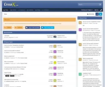 Cross-X.com(Cross X) Screenshot
