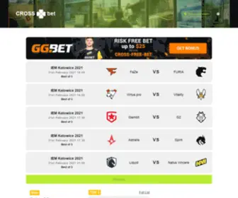 Cross.bet(Cs2/dota2 matches) Screenshot