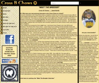 Crossbchows.com(© Cross B Chows) Screenshot