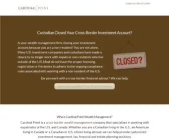 Crossborderadvisor.com(Cross-Border Financial Advisor) Screenshot