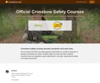 Crossbow-ED.com(State-Approved Crossbow Hunting Course) Screenshot