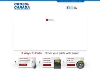 Crosscanadaparts.com(Cross Canada Collision Parts Specialists) Screenshot