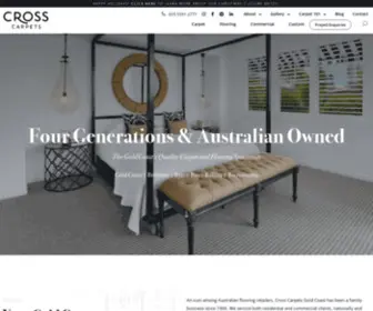 Crosscarpets.com(Cross Carpets Gold Coast) Screenshot