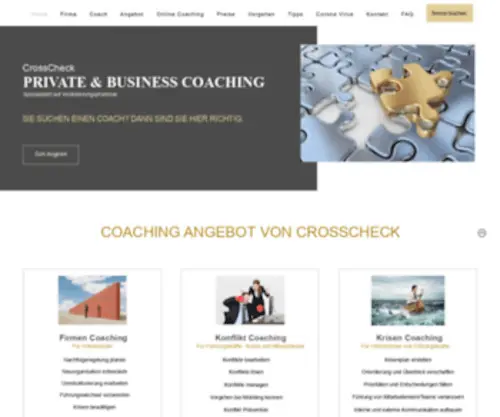 Crosscheck-Coaching.ch(Business Coaching) Screenshot