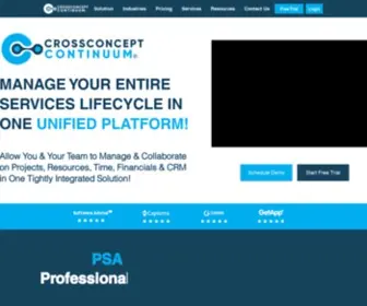 Crossconceptinc.ca(CrossConcept Continuum PSA) Screenshot