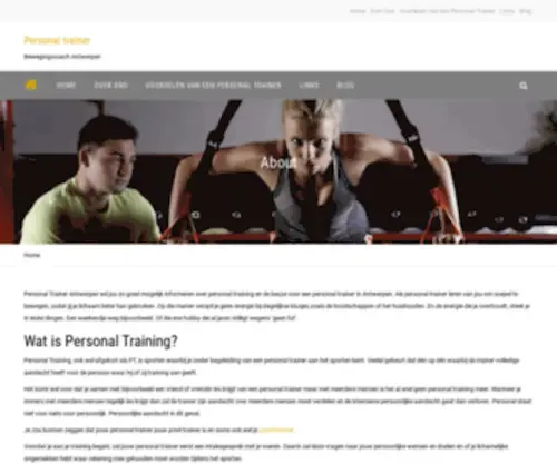 Crosscorefitness.be(Bewegingscoach Antwerpen) Screenshot