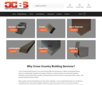 Crosscountrybuildingservices.co.uk(Building Materials and Products) Screenshot