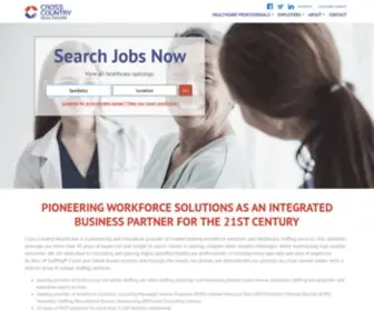 Crosscountryhealthcare.com(Cross Country Healthcare) Screenshot
