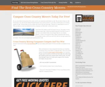Crosscountrymovers.org(Cross Country Movers) Screenshot