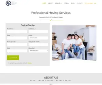 Crosscountrymoversgroup.com(Cross Country Movers Group) Screenshot