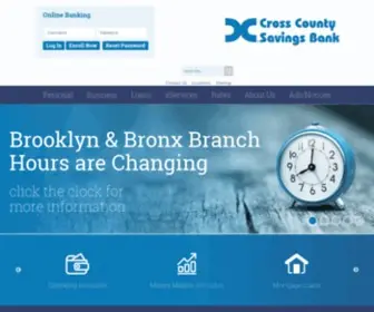 Crosscounty.com(Cross County Savings Bank) Screenshot