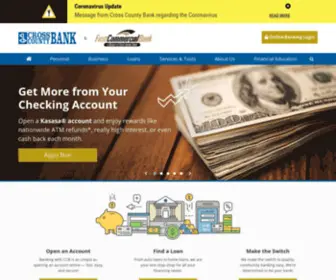Crosscountybank.com(Cross County Bank) Screenshot