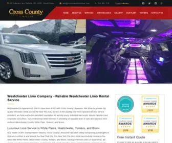 Crosscountylimousine.com(Prom Limo Westchester) Screenshot