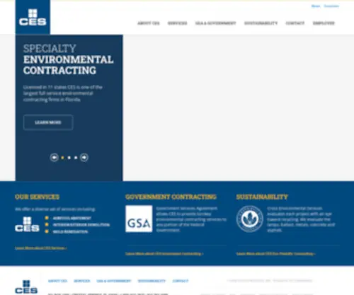 Crossenv.com(Cross Environmental Services) Screenshot