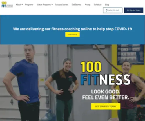 Crossfit100.com(CrossFit 100) Screenshot