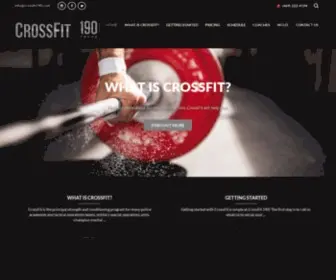 Crossfit190.com(CrossFit 190) Screenshot