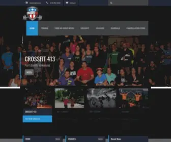 Crossfit413.com(CrossFit 413) Screenshot