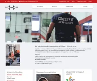 Crossfitadaptation.com(Elite Fitness in the Heart of Shirlington) Screenshot