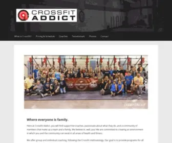 Crossfitaddict.net(CrossFit Addict) Screenshot