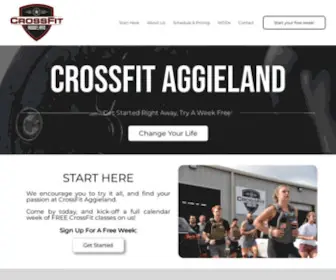 Crossfitaggieland.com(CrossFit Aggieland Home) Screenshot