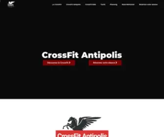 Crossfitantipolis.com(La box CrossFit de Cannes) Screenshot