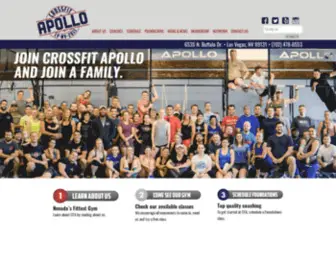 Crossfitapollo.com(CrossFit Apollo) Screenshot