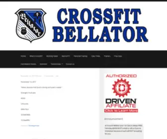 Crossfitbellator.com(This blog) Screenshot