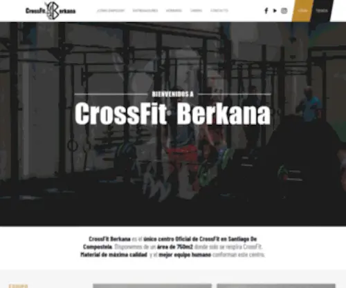 Crossfitberkana.com(CrossFit Berkana centro Oficial de CrossFit en Santiago De Compostela) Screenshot