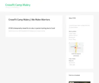 Crossfitcampmabry.com(CrossFit Camp Mabry) Screenshot