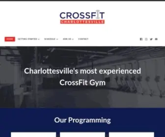 Crossfitcharlottesville.com(Charlottesville's most experienced functional fitness and weightlifting center) Screenshot
