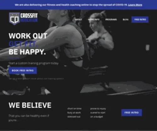 Crossfitdedication.com(CrossFit Dedication) Screenshot