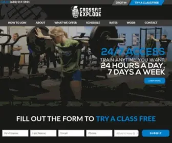 Crossfitexplode.com(Elite Fitness In West Chester) Screenshot