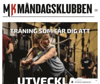 Crossfitfalun.se(Måndagsklubben) Screenshot