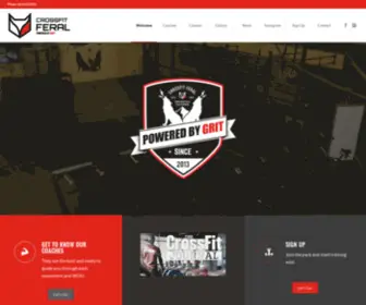 Crossfitferal.com(CrossFit Feral) Screenshot