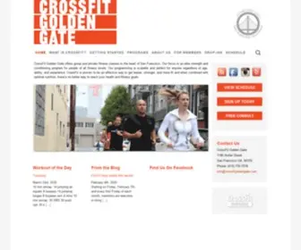 Crossfitgoldengate.com(CrossFit Golden Gate) Screenshot