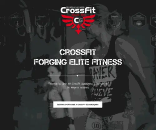 Crossfitguadalajara.es(CrossFit Guadalajara) Screenshot