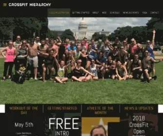 Crossfithierarchy.com(CrossFit Hierarchy) Screenshot