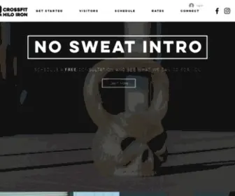 Crossfithiloiron.com(Crossfit Hilo Iron) Screenshot