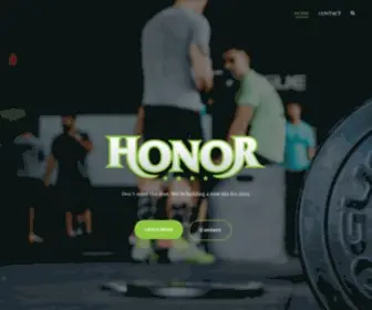 Crossfithonor.com(Our Journey) Screenshot